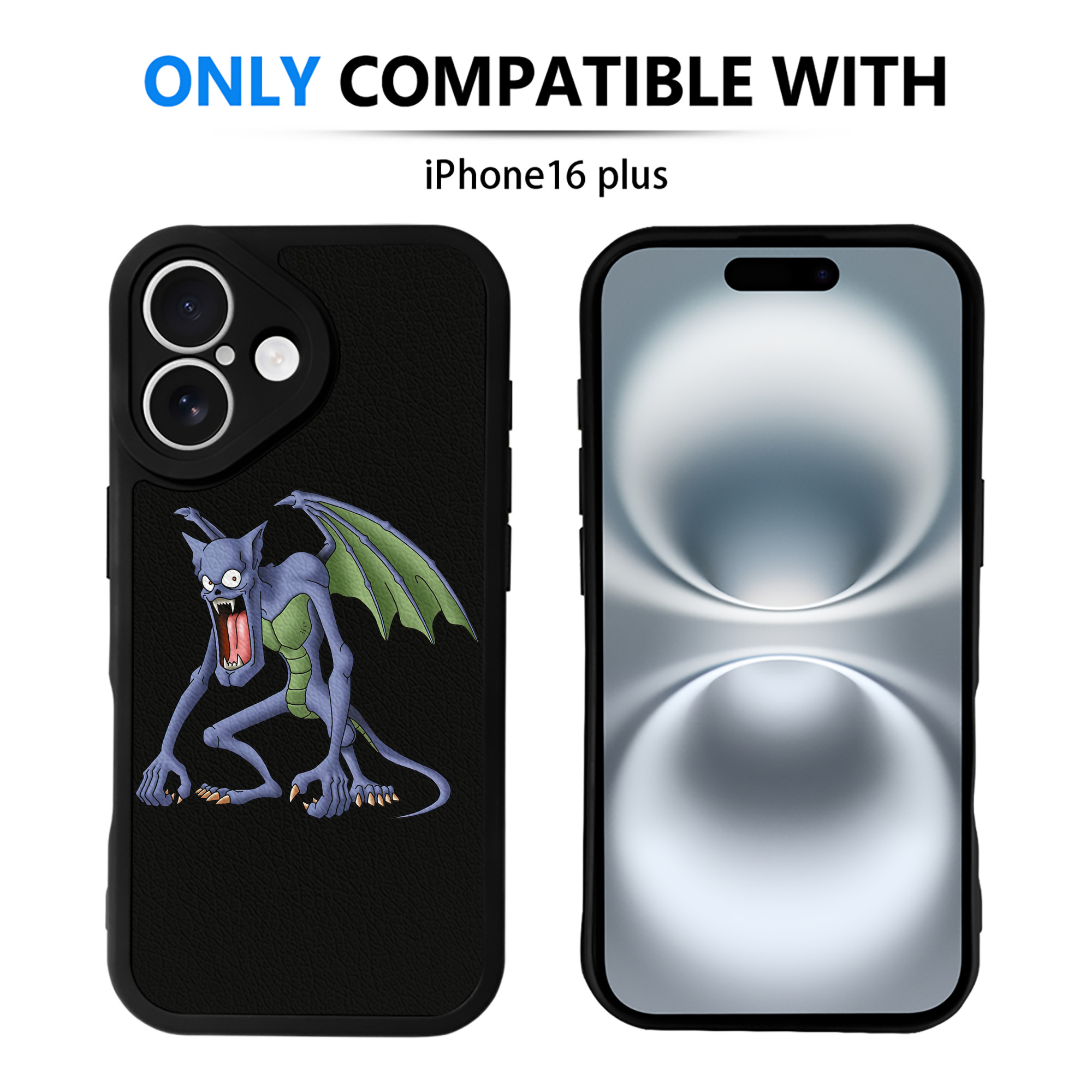 （画像用） ドラゴンクエスト Doragon Kuesuto Dragon Quest 【iPhone 16シリーズ対応】シリコンスマホケース（レザー調） 材質：シリコン